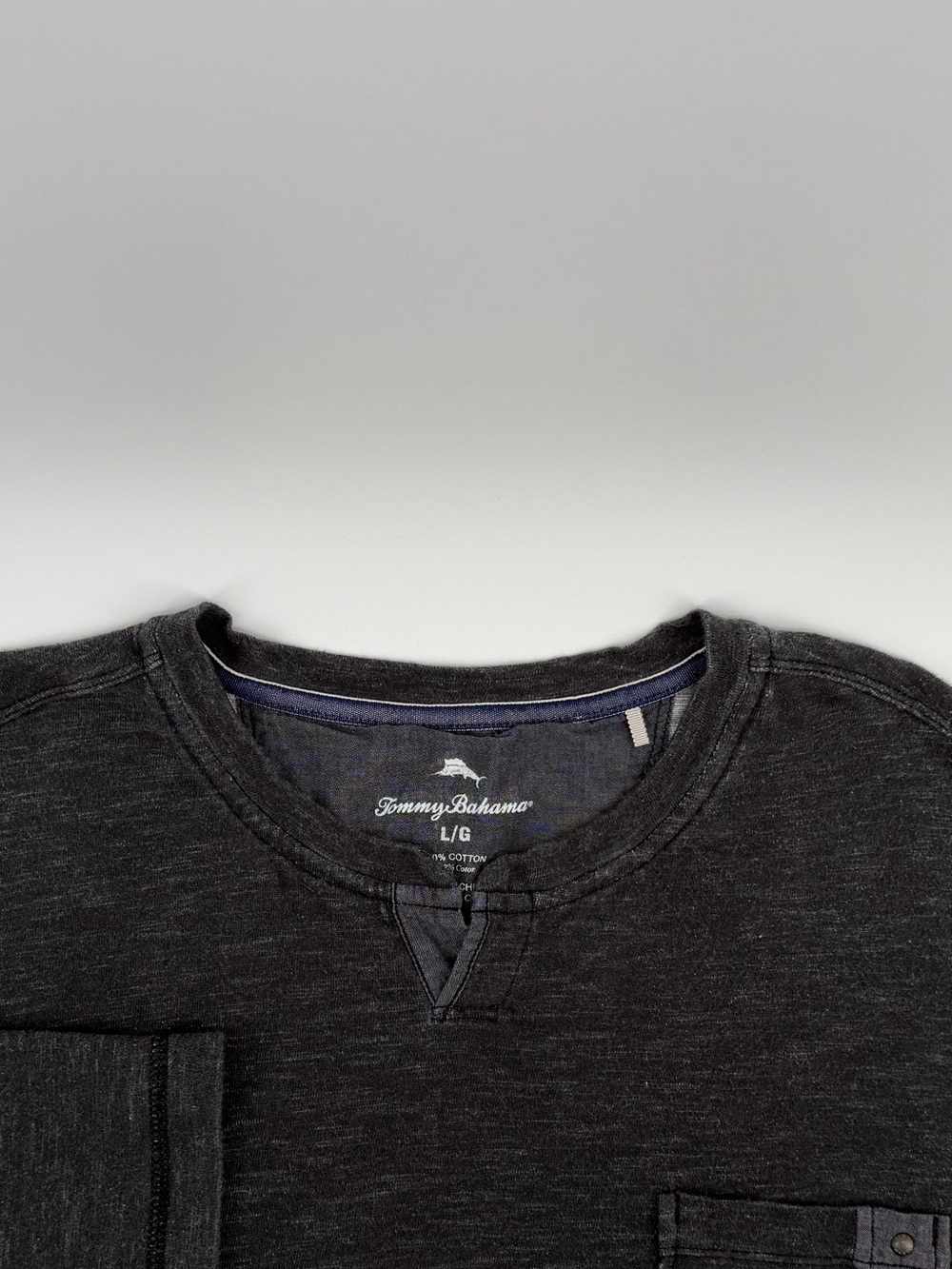 Tommy Bahama long sleeve Shirt Men’s L Charcoal